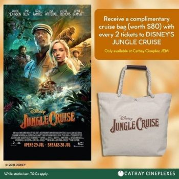 Cathay-Cineplexes-Jungle-Cruise-Promotion-350x350 29 July 2021 Onward: Cathay Cineplexes Jungle Cruise Promotion