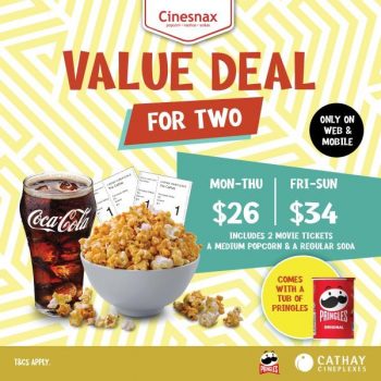 Cathay-Cineplexes-Value-Deal-For-Two-Promotion-350x350 30 Jun 2021 Onward: Cathay Cineplexes Value Deal For Two Promotion