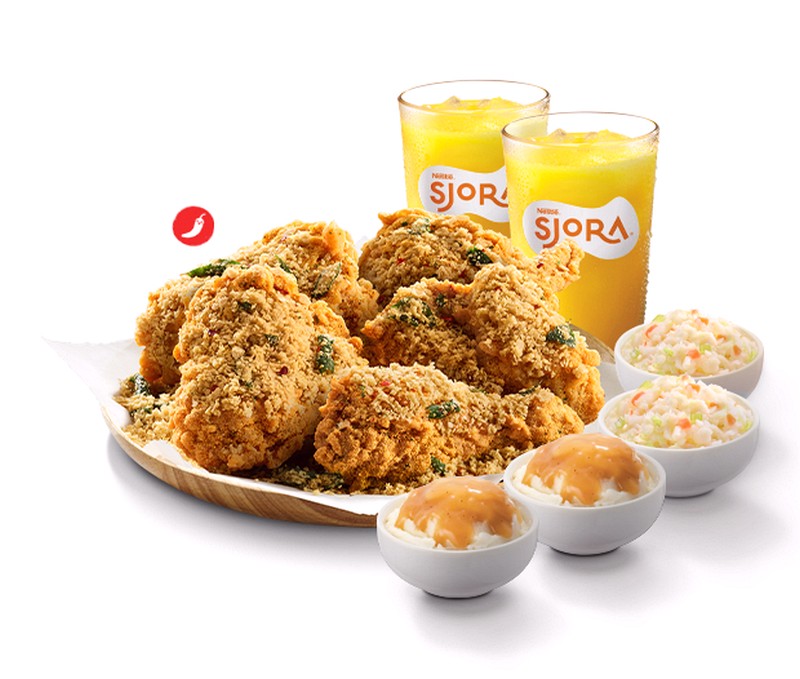 Cereal2021-5pcsBuddyMeal-KFC-Warehouse-Sale-Clearance-Singapore-2021 9 July 2021 onwards: KFC Singapore Bring Back Cereal Chicken as well as the new KFC Cereal Fries & Ondeh Ondeh Egg Tarts