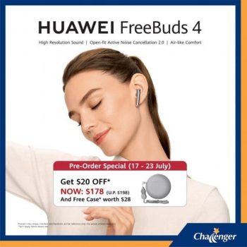 Challenger-HUAWEI-Free-Buds-4-Promotion-350x350 17-23 July 2021: Challenger HUAWEI Free Buds 4 Promotion