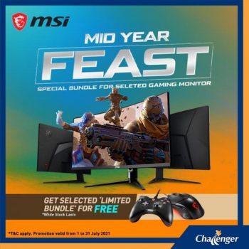 Challenger-Mid-Year-Feast-Promotion-350x350 8-31 Jul 2021: MSI Mid Year Feast Promotion at Challenger