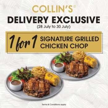 Collins-Grille-3-Days-1-For-1-Flash-Sale-350x350 28-30 July 2021: Collin's Grille 3 Days 1-For-1 Flash Sale