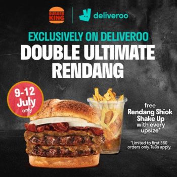 Deliveroo-Burger-King-Double-Ultimate-Rendang-Promotion--350x350 9-12 Jul 2021: Deliveroo Burger King Double Ultimate Rendang Promotion