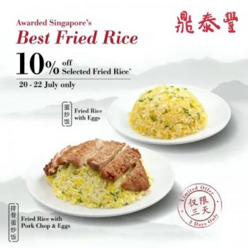 Din-Tai-Fung-Fried-Rice-10-OFF-Promotion-350x350 20-22 July 2021: Din Tai Fung Fried Rice 10% OFF Promotion