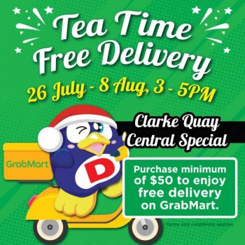 Don-Don-Donki-Clarke-Quay-Central-GrabMart-Tea-Time-FREE-Delivery-Promotion-350x350 26 Jul-8 Aug 2021: Don Don Donki Clarke Quay Central GrabMart Tea Time FREE Delivery Promotion