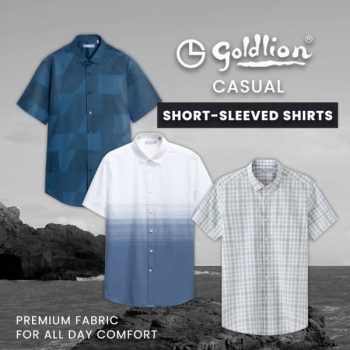 GOLDLION-Newly-Arrived-Short-Sleeved-Shirts-Promotion-350x350 9 Jul 2021 Onward: GOLDLION Newly Arrived Short-Sleeved Shirts Promotion