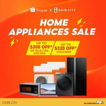 Gain-City-Home-Appliances-Sale-350x350 15 Jul 2021 Onward: Gain City Home Appliances Sale on Shopee