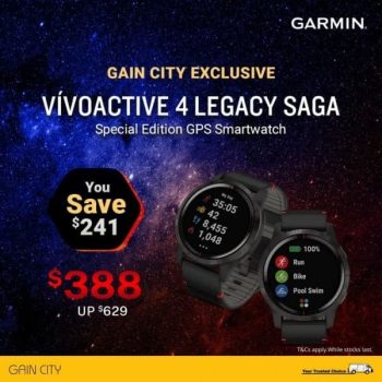 Gain-City-Vivoactive-4-Legacy-Saga-Special-Edition-Gps-Smartwatc-Promotion-350x350 5 Jul 2021 Onward: Garmin Vivoactive 4 Legacy Saga Special Edition Gps Smartwatc Promotion at Gain City