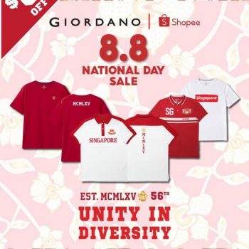 Giordano-Shopee-8.8-National-Day-Sale--350x350 28 Jul 2021 Onward: Giordano Shopee 8.8 National Day Sale