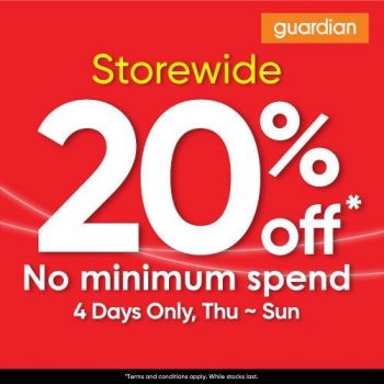 Guardian-Storewide-20-OFF-Promotion-350x350 15-18 July 2021: Guardian Storewide 20% OFF Promotion