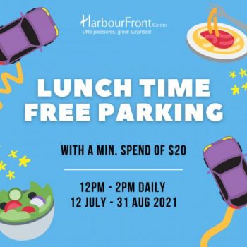 HarbourFront-Centre-Lunch-Time-FREE-Parking-Promotion-350x350 12 Jul-31 Aug 2021: HarbourFront Centre Lunch Time FREE Parking Promotion