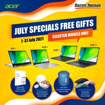Harvey-Norman-Acer-Laptop-July-FREE-Gifts-Promotion-350x350 1-31 July 2021: Harvey Norman Acer Laptop July FREE Gifts Promotion