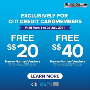 Harvey-Norman-Exclusive-Vouchers-Promotion-350x350 1-31 Jul 2021: Harvey Norman Exclusive Vouchers Promotion