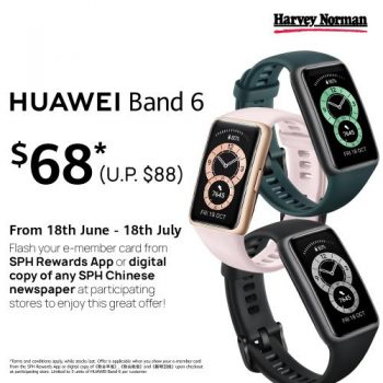 Harvey-Norman-Huawei-Band-6-Promotion-350x350 18 Jun-18 Jul 2021: Harvey Norman Huawei Band 6 Promotion