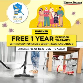 Harvey-Norman-KARCHER-Vaccinated-Promotion-350x350 1 Jul-16 Aug 2021: Harvey Norman KARCHER Vaccinated Promotion
