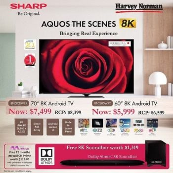 Harvey-Norman-SHARP-8K-Android-TV-Promotion-350x350 19-31 July 2021: Harvey Norman SHARP 8K Android TV  Promotion