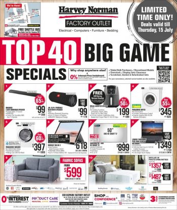 Harvey-Norman-TOP-40-Big-Game-Promotion-350x416 8-15 Jul 2021: Harvey Norman TOP 40 Big Game Promotion