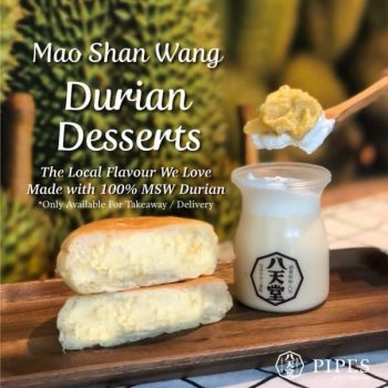 Hattendo-Durian-Cream-Bun-and-Pudding-Promotion--350x350 3-31 Jul 2021: Hattendo Durian Cream Bun and Pudding Promotion