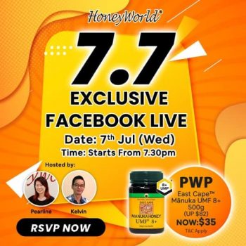 HoneyWorldtm-Exclusive-Facebook-Live-350x350 7 Jul 2021: HoneyWorldtm Exclusive Facebook Live