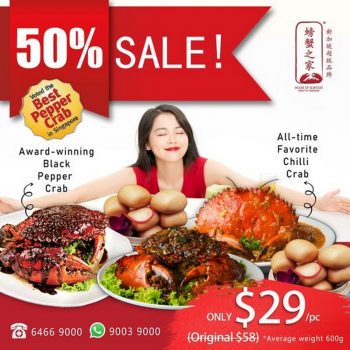 House-of-Seafood-50-off-Promo-350x350 Now till 11 Jul 2021: House of Seafood 50% off Promo