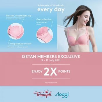 Isetan-Member-Exclusive-Promotion-350x350 9-11 Jul 2021: Isetan Member Exclusive Promotion on Triumph and Sloggi