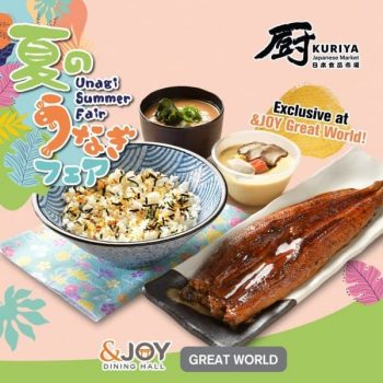 JOY-Dining-Hall-Unagi-Summer-Fair-350x350 10 Jul-31 Aug 2021: Kuriya Japanese Market Unagi Summer Fair at &JOY Dining Hall, Great World