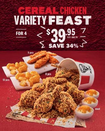 KFC-Delivery-National-Day-8ps-Cereal-Chicken-Variety-Feast-Promotion--350x437 27 Jul 2021 Onward: KFC Delivery National Day 8ps Cereal Chicken Variety Feast Promotion