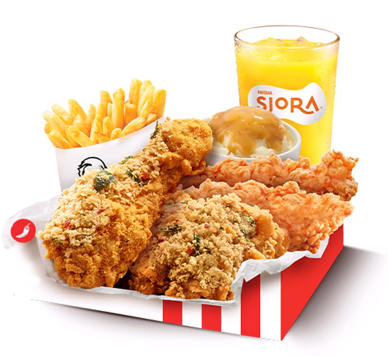 KFC-Singapore-Now-Offers-Ondeh-Ondeh-Egg-Tarts-Cereal-Fries-Starting-From-9th-July-2021 9 July 2021 onwards: KFC Singapore Bring Back Cereal Chicken as well as the new KFC Cereal Fries & Ondeh Ondeh Egg Tarts