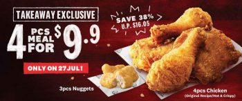 KFC-Takeaway-Exclusive-4pcs-Meal-@-9.90-Promotion-1-1-350x146 27 July 2021: KFC Takeaway Exclusive 4pcs Meal @ $9.90 Promotion