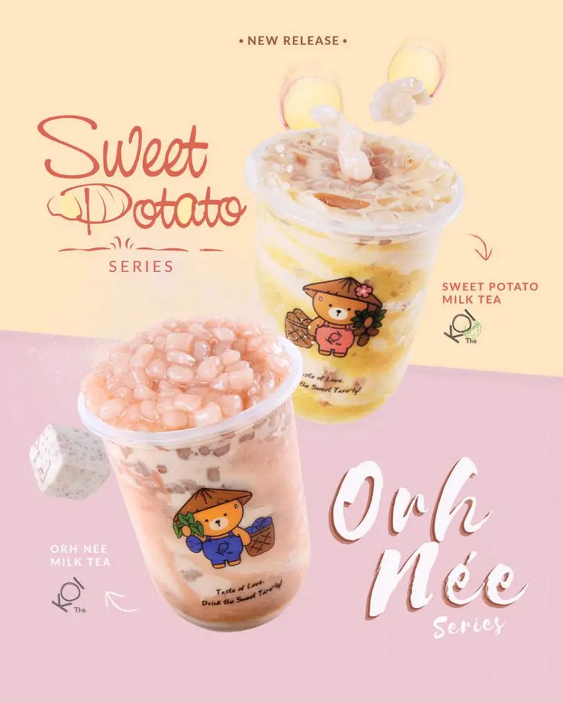 KOI-Singapore-launches-new-Sweet-Potato-and-‘Orh-Nee-Series-comes-with-chewy-Taro-Q-boba-pearls-2021-Warehouse-Sale-Clearance Today onwards: KOI Singapore ALL New Sweet Potato & Orh Nee Series, which includes chewy Taro Q boba pearls