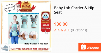 KidsFullstop-Pte-Ltd-Baby-Lab-Carrier-Hip-Seat-Promotion--350x184 19 Jul 2021 Onward: KidsFullstop Pte Ltd Baby Lab Carrier & Hip Seat Promotion at Shopee