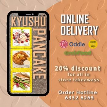 Kyushu-Pancake-Cafe-Online-Delivery-Promotion-350x350 24 Jul 2021 Onward: Kyushu Pancake Cafe Online Delivery Promotion