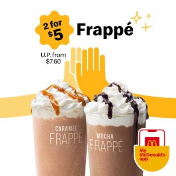 McDonalds-2-Frappe-@-5-Promotion--350x350 30 July 2021 Onward: McDonald's 2 Frappe @ $5 Promotion