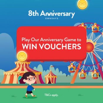 OWNDAYS-8th-Anniversary-Play-Game-Win-Vouchers-Promotion-350x350 3-31 Jul 2021: OWNDAYS 8th Anniversary Play Game Win Vouchers Promotion