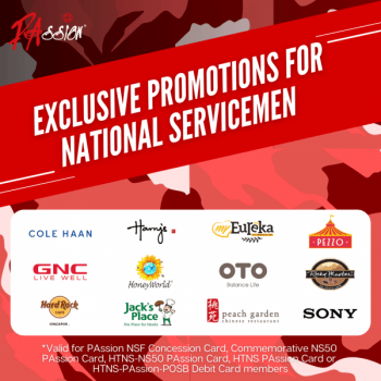 PAssion-Card-Exclusive-Promotion-350x350 10 Jul 2021 Onward: PAssion Card Exclusive Promotions For National Servicemen