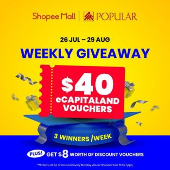 POPULAR-Shopee-Weekly-Giveaway-Promotion-350x350 26 Jul-29 Aug 2021: POPULAR Shopee Weekly Giveaway Promotion