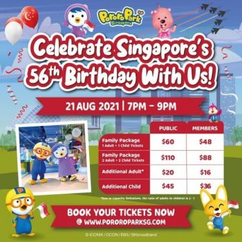 Pororo-Park-56th-Roaring-Birthday-Promotion-350x350 21 Aug 2021: Pororo Park  56th Roaring Birthday Promotion