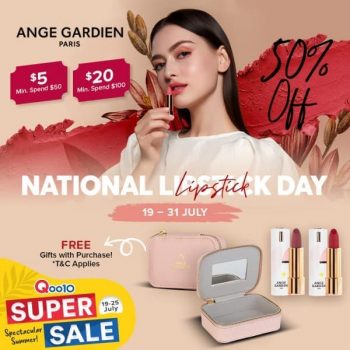 Qoo10-National-Lipstick-Day-Promotion-350x350 24-31 July 2021: Qoo10 National Lipstick Day Promotion