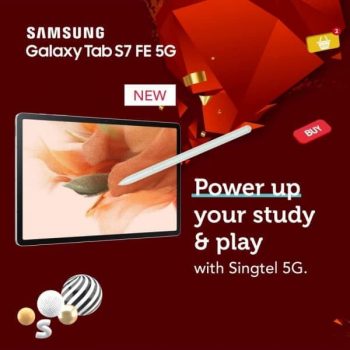 SINGTEL-Samsung-Galaxy-Tab-S7-FE-5G-Promotion-350x350 17 Jul 2021 Onward: SINGTEL Samsung Galaxy Tab S7 FE 5G Promotion