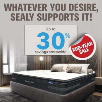 Sealy-Sleep-Boutique-Mid-Year-Sale--350x350 9 Jul 2021 Onward: Sealy Sleep Boutique Mid-Year Sale
