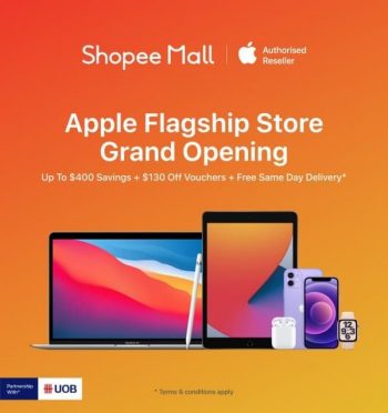Shopee-Apple-Flagship-Store-Grand-Opening-Promotion-350x372 9-13 Jul 2021: Shopee Apple Flagship Store Grand Opening Promotion