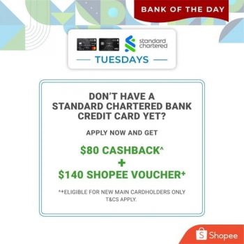Shopee-Cashback-Promotion--350x350 19 Jul 2021 Onward: Shopee Bank of The Day Promotion with Standard Chartered Bank Credit Card