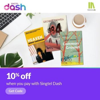 Singtel-Dash-Books-Promotion-350x350 26 Jul-31 Aug 2021: BooksActually Books Promotion with Singtel Dash
