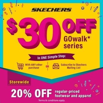Skechers-GOwalk-Series-Promotion-at-VivoCity-350x350 27 Jul-18 Aug 2021: Skechers GOwalk Series Promotion at VivoCity