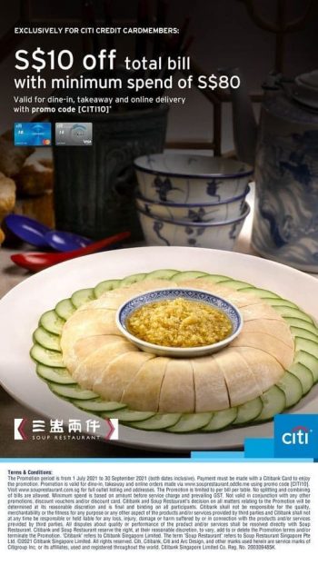 Soup-Restaurant-Dine-in-And-Takeaway-Bill-Promotion--350x622 1 Jul-30 Sep 2021: Soup Restaurant Citibank Promotion