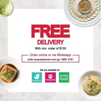 Soup-Restaurant-Free-Delivery-Promotion-350x350 23 Jul 2021 Onward: Soup Restaurant Free Delivery Promotion