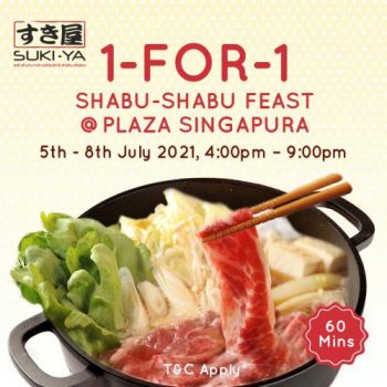 Suki-Ya-Plaza-Singapura-1-For-1-Buffet-Promotion--350x350 5-8 Jul 2021: Suki-Ya Plaza Singapura 1 For 1 Buffet Promotion