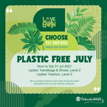 Takashimaya-Plastic-Free-July-Promotion-350x350 5-31 Jul 2021: Takashimaya Plastic Free July Promotion