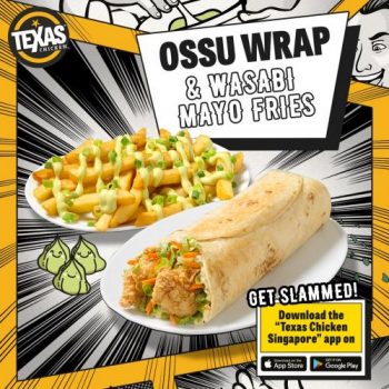Texas-Chicken-OSSU-Wrap-Wasabi-Mayo-Fries-Promotion-350x350 8 Jul 2021 Onward: Texas Chicken OSSU Wrap & Wasabi Mayo Fries Promotion