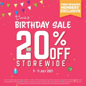 Times-Bookstores-Birthday-Sale-1-350x350 9-11 Jul 2021: Times Bookstores Birthday Sale